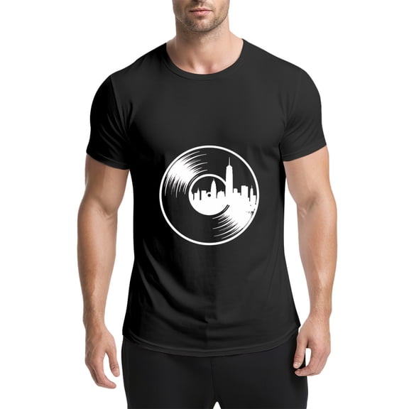 Vintage T Shirt, It's Ok Not To Be Ok, Convertible Print 1,Cotton T-Shirt for Men, 23328519,Black, 3XL