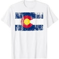 thumbnail image 1 of Vintage T-ShirtState of Colorado Flag T Shirt Gift For Men Women100% cotton, 1 of 4