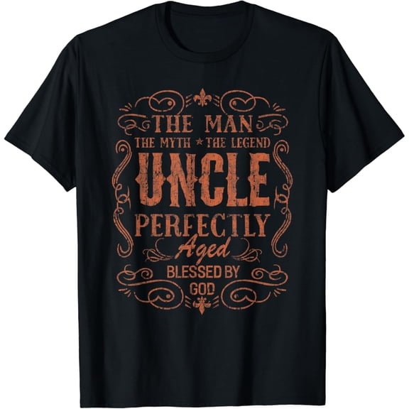 Vintage T-shirt Vintage Uncle The Man Myth Fathers Day Gift for Men T-Shirt S-5XL Trending Birrthday Tee Gifts Vintage Tee -Birthday Gifts
