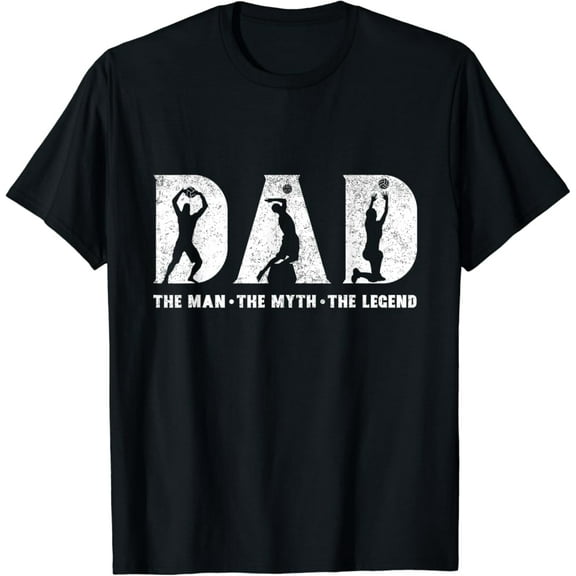 Vintage T-shirt Volleyball Dad The Man The Myth The Legend Father's Day T-Shirt S-5XL - Trending Birrthday Tee Gifts Vintage Tee -Birthday Gifts
