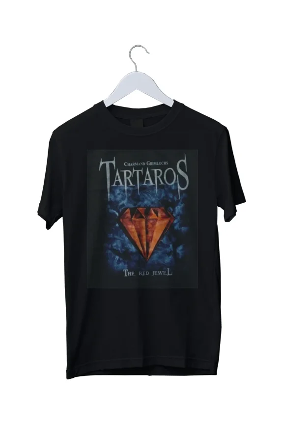 Vintage TARTAROS The Red Jewel Graphic Print T-Shirt Mens S M L XL 2 3 4 XL