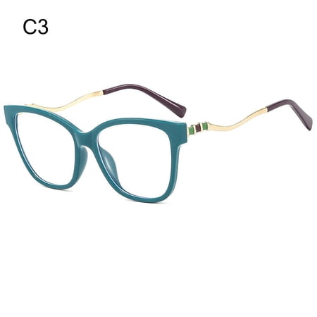 Vintage TR90 Metal Anti UV Glare Computer Goggles Reading Gaming Glasses Eyewear Anti-blue Light Glasses C3