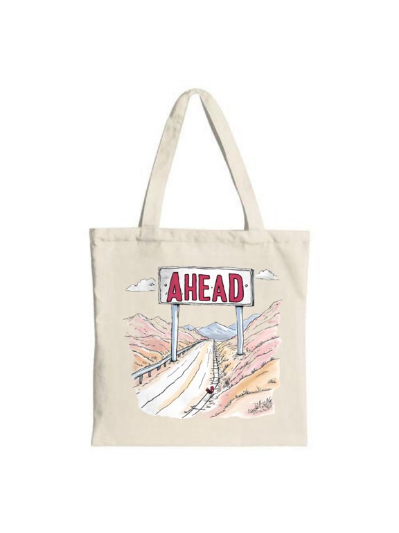Vintage TV Tote Bag - Colorful illustration with glowing screen stars musical notes and guitar Perfect for shopping travel and parties