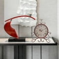 thumbnail image 1 of Vintage Table Clock Silent Bronze Desk Clock Home Bedroom Living Room Office, 1 of 12
