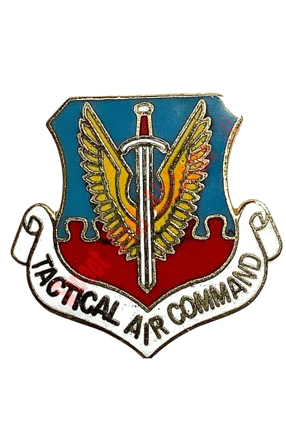Vintage Tactical Air Command (TAC) - Hat, Lapel or Tie Pin 1-1/8"H x 1-1/8"W