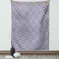 thumbnail image 1 of Vintage Tapestry, Mandala Style Ornate Floral Motifs Pattern Ethnic Oriental Tile Artwork, Wall Hanging for Bedroom Living Room Dorm Decor, 60W X 80L Inches, Purple Lilac Green, by Ambesonne, 1 of 2