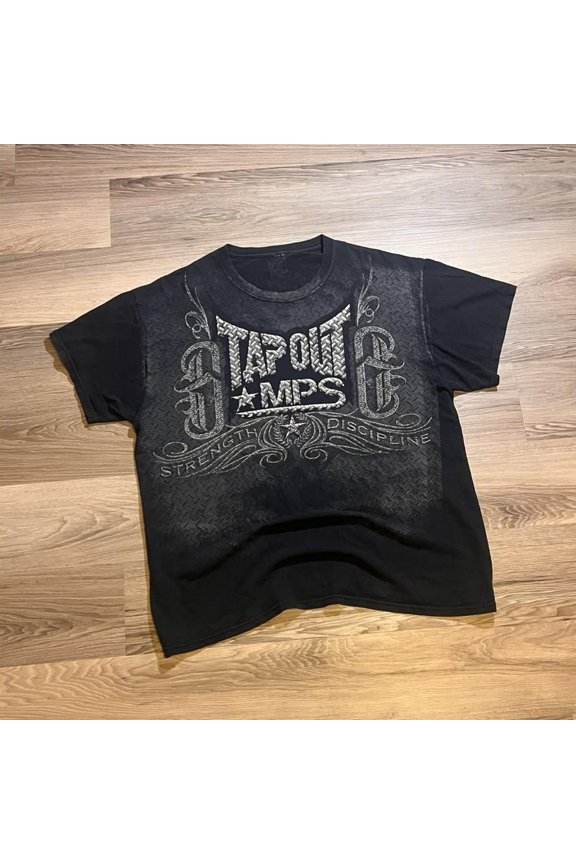 Vintage Tapout MPS Strength Discipline Graphic MMA Combat Sports Tee Comfort Colors Unisex Cotton Shirt S-3XL