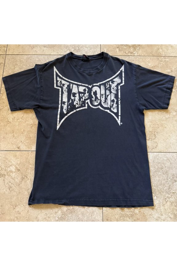 Vintage Tapout Skull Logo Shirt MMA Fighter Combat Sports Gym Graphic Tee Comfort Colors Unisex Cotton Shirt S-3XL