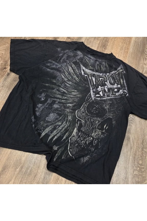 Vintage Tapout Skull Wing Shirt MMA Fighter Combat Sports UFC Fan Graphic Tee Comfort Colors Unisex Cotton Shirt S-3XL