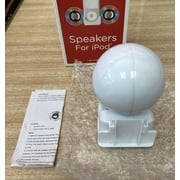 Vintage Target 2010 Portable Folding iPod / mp3 Speakers White
