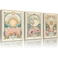 thumbnail image 1 of Vintage Tarot Astrology Wall Art Sun and Moon star Wall Decor Pictures Celestial Canvas Posters Prints for Living Room Bedroom Kitchen Office Cafe Bar Dormitory Hallway Home（Only canvas）, 1 of 6
