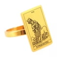 thumbnail image 1 of Vintage Tarot Cards Rings Retro Stainless Steel Jewelry Rings 2022 Trend, 1 of 9