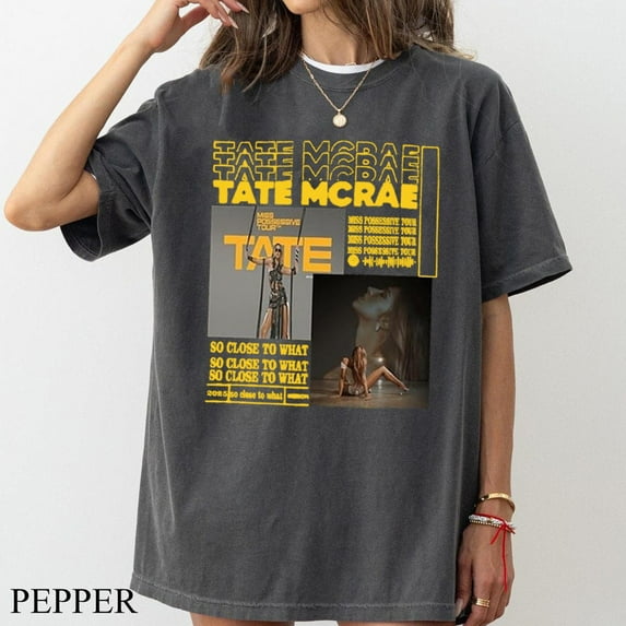 Vintage Tate McRae 2025 Concert Tee, Miss Possessive Tour 2025, Tate McRae Fan Gift Shirt, Tate McRae Tour Unisex Tee