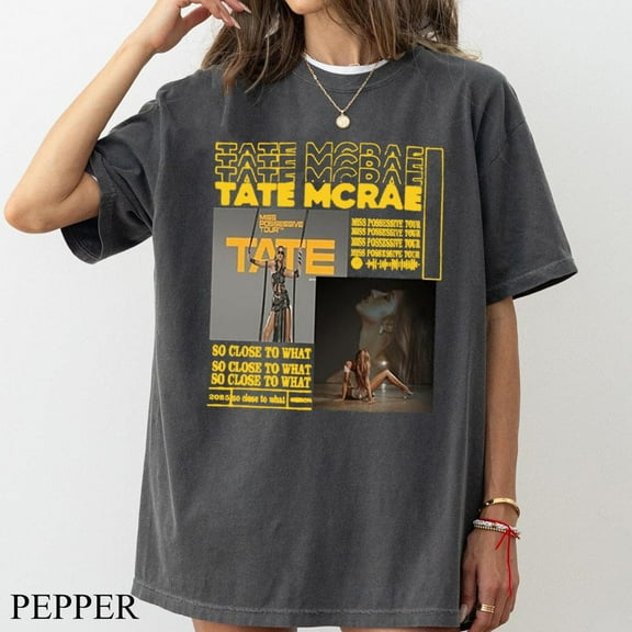 Vintage Tate McRae 2025 Concert Tee, Miss Possessive Tour 2025, Tate McRae Fan Gift Shirt, Tate McRae Tour Unisex Tee