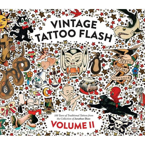 Vintage Tattoo Flash Volume 2, (Hardcover)