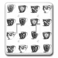 thumbnail image 1 of 3dRose, Vintage Tea Cups, double toggle switch, 1 of 1