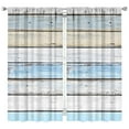thumbnail image 1 of Vintage Teal Wood Grain Curtains-Blackout Curtains Bedroom Decor Living Room Darkening Grommet Window Drapes 2 Panels Set 42x84 inch, 1 of 2