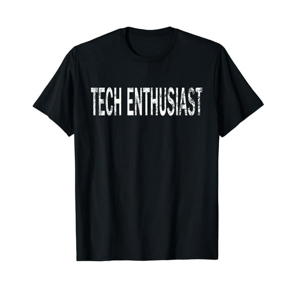 Vintage Tech Enthusiast Distressed Techie Humor T-Shirt