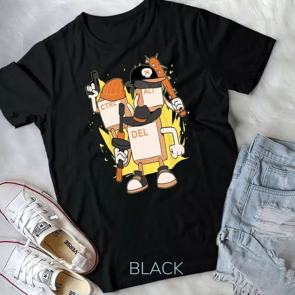 Vintage Tee Funny Computer Programmer Control Alt Delete Pc Cpu Program Unisex T-Shirt - Birthday Gifts