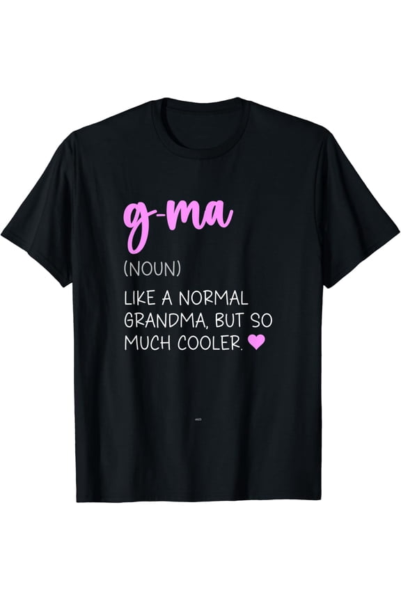 Vintage Tee G-Ma Definition Cute Mother's Gift Grandma Gma T-Shirt Birthday Gifts