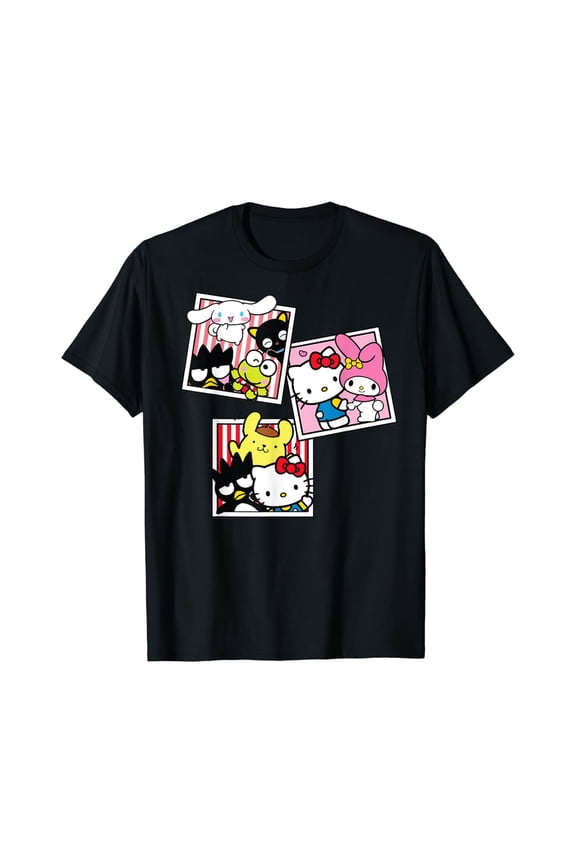 Vintage Tee Hello Kitty And Friends Photo Booth Fun T-Shirt - Birthday Gifts, Vintage Birthday Gift
