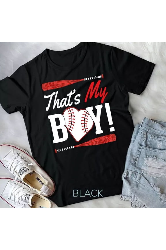 Vintage Tee Hot trending Baseball Boys Mama Son Baseball Lover T-Shirt - Birthday Gifts