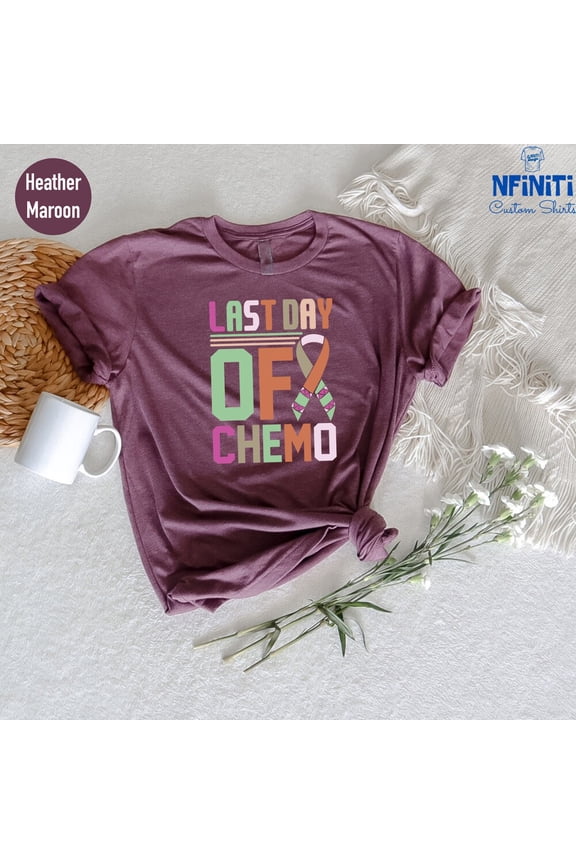 Vintage Tee Hot trending Chemo Shirt, Cancer Survivor Shirt, Last Day Of Chemo, Women With Cancer, Funny Chemo Gift, Cancer Chemo Tee, Cancer Survivor, Chemotherapy - Birthday Gifts