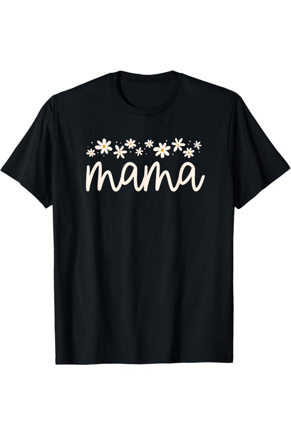 Vintage Tee Hot trending Cute Floral Mama Gift For Worlds Best Mom Life Mother'S Gift T-Shirt - Birthday Gifts