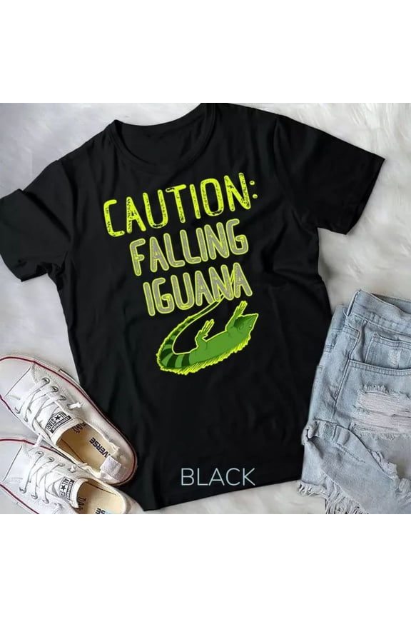 Vintage Tee Hot trending Falling Iguana Freeze Funny Florida Unisex T-Shirt - Birthday Gifts