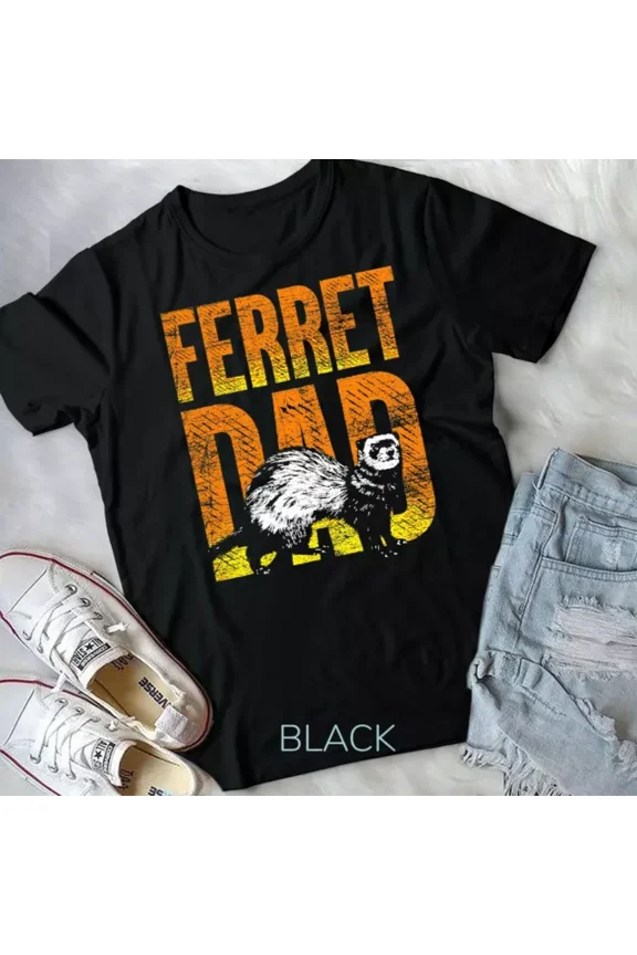 Vintage Tee Hot trending Ferret Dad Pet Gift Idea Ferret T-Shirt - Birthday Gifts