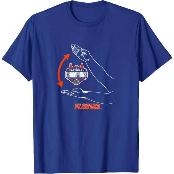 Vintage Tee Hot trending Florida Basketball: 2025 National Champions Gator Chomp T-Shirt - Birthday Gifts