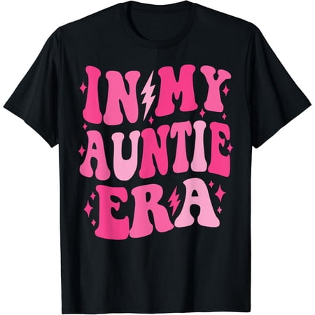 Vintage Tee Hot trending In My Auntie Era Shirt Women Aunt Era Mother'S Gift T-Shirt - Birthday Gifts