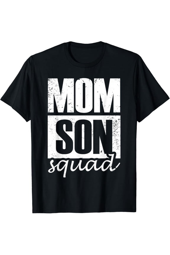 Vintage Tee Hot trending Mommy Son Squad Mom Sons Matching Mother'S Gift Mother Son T-Shirt - Birthday Gifts