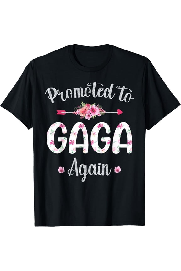 Vintage Tee Hot trending Promoted To Gaga Again Mother'S Gift Baby Announcement T-Shirt - Birthday Gifts