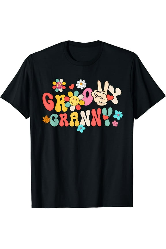 Vintage Tee Hot trending Retro Groovy Granny Family Matching Mother'S Gifts T-Shirt - Birthday Gifts