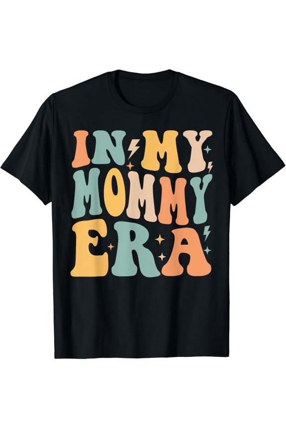 Vintage Tee Hot trending Retro Groovy In My Mommy Era Mother'S Gift T-Shirt - Birthday Gifts