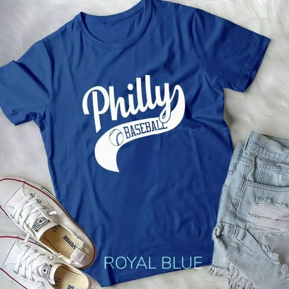 Vintage Tee Hot trending Retro Philadelphia Baseball Vintage Philly Swoosh T-Shirt - Birthday Gifts