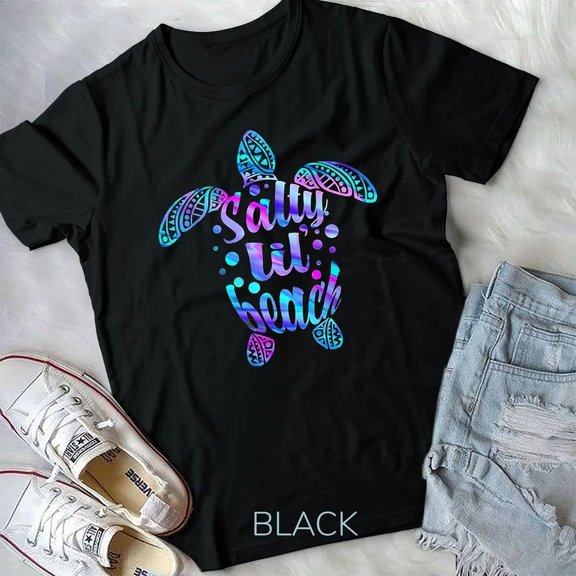 Vintage Tee Hot trending Salty Lil Beach Turtle Unisex T-Shirt - Birthday Gifts