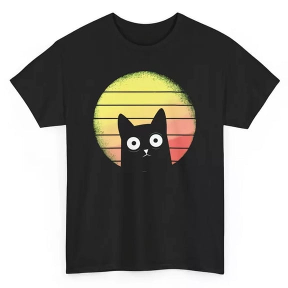 Vintage Tee Hot trending Vintage Cat Funny T-Shirt - Retro Cat Kittens Lovers Graphic Tee - Birthday Gifts