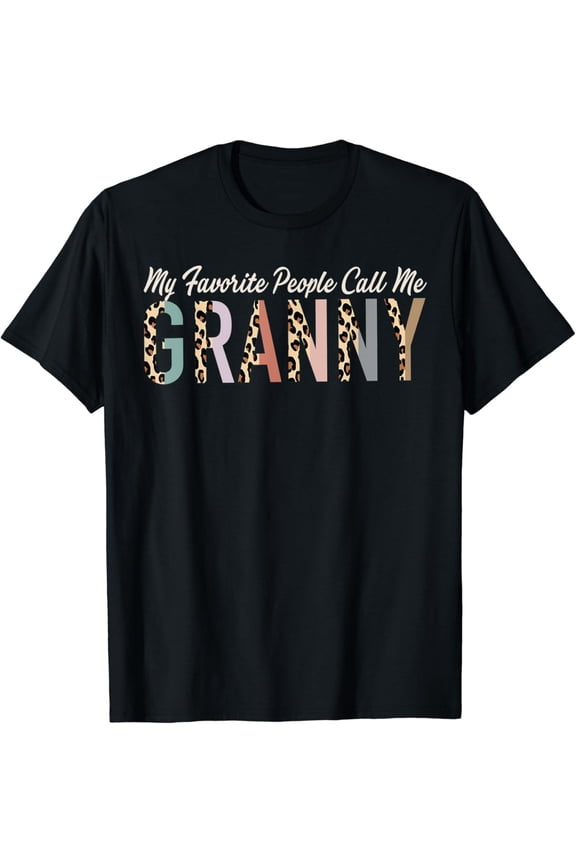 Vintage Tee My Favorite People Call Me Granny Gifts Mother'S Gift T-Shirt - Birthday Gifts