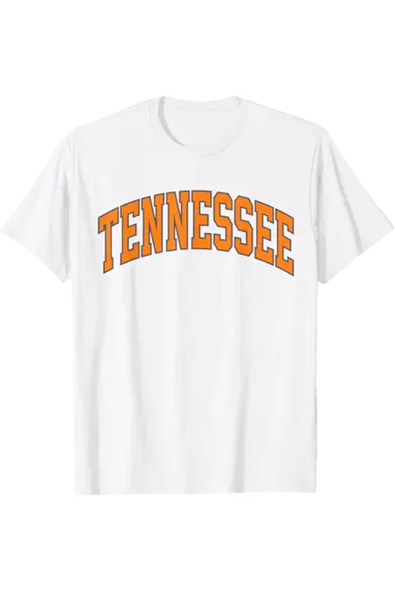 Vintage Tennessee Orange Men Tennessee Women Retro Orange TN T-Shirt
