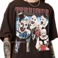 thumbnail image 1 of Vintage Terrifier Horror Movie T-Shirt, Art The Clown Terrifier Shirt ,Black Color,Size 3XL, 1 of 5