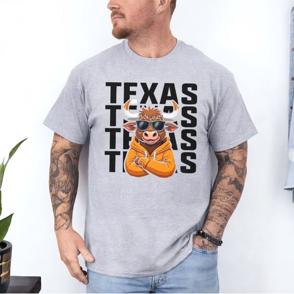 Vintage Texas Graphic Classic for Men Women Kids T-Shirt, Multicolors, Size S-5XL