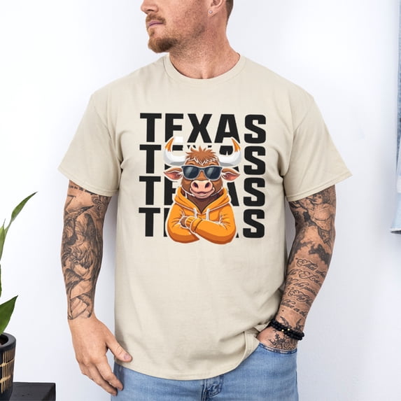 Vintage Texas Graphic Classic for Men Women Kids T-Shirt, Multicolors, Size S-5XL