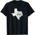 thumbnail image 1 of Vintage Texas Shirt - State of Texas Y'all T-shirt Yall Black Medium, 1 of 4