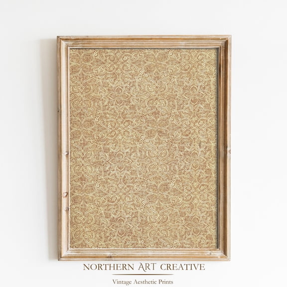 Vintage Textile Wall Art, Antique Tapestry, Rug Pattern Wall Decor, Rustic Farmhouse Art, Aesthetic Wall Art Print Home Decor #2356, Unframed Poster Size 8x12