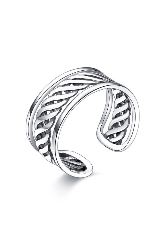 Vintage Thai Silver Ring (30% Silver, White Copper-Plated) | Antique Inspired Design | Elegant & Durable Jewelry