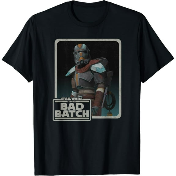 Vintage The Bad Batch Clone Force 99 Hunter Poster T-Shirt S-5XL - Trending Birrthday Tee Gifts Vintage Tee -Birthday Gifts