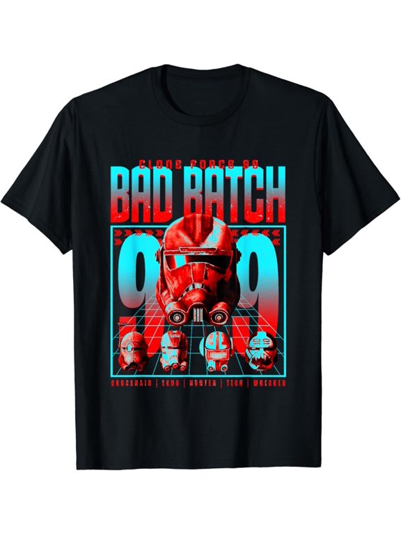 Vintage The Bad Batch Clone Force 99 Special Unit Poster T-Shirt S-5XL Trending Birrthday Tee Gifts Vintage Tee -Birthday Gifts