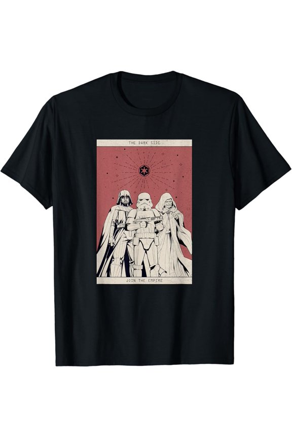 Vintage The Dark Side Join The Empire Vintage Propaganda T-Shirt S-5XL - Trending Birrthday Tee Gifts Vintage Tee -Birthday Gifts